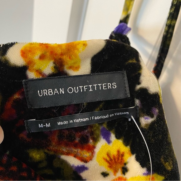 UO Velvet Mallory Cowl Neck Slip Dress - Picture 7 of 8